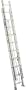 Werner D1220-2 225-Pound Duty Rating Aluminum Flat D-Rung Extension Ladder, 20-Foot