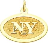 14K Gold NFL New York Jets Logo Charm