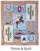 Baby : Cowboy Crib Quilt (36 x 46)