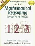 Mathematical Reasoning Through Verbal Analysis Book 2 Instruction/Answer Guide