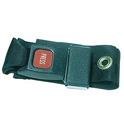 Wheel Chair Seat Belt, Auto Style, Black Size 48"