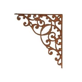 Iron Lace Shelf Bracket 13 1 4 x 11 1 2 by