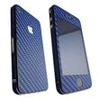 Blue Carbon Fiber Skin Full Body Sticker For iPhone 4S