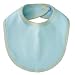 Organic Cotton Baby Bib Blue (one size) (Size=One size)