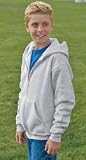Hanes PrintProXP ComfortBlend Youth Full-Zip Hooded Sweatshirt - Available in 4 Colors in Various Sizes
