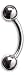 16ga. 3/8 Curved Barbell