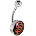 Major League Baseball Logo CURVED Belly Ring - San Fransciso Giants