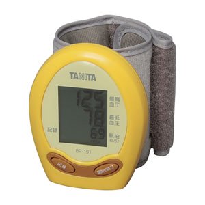 【クリックで詳細表示】タニタ 手首式血圧計 パンプキンイエローTANITA BP-191-YL
