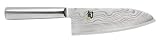Shun Steel 7-Inch Wide Santoku Knife
