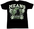 MEANS - Griffin - Black T-shirt