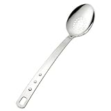 MIU 14-Inch Polished Stainless-Steel Perforated Spoon