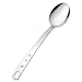 MIU 14-Inch Polished Stainless-Steel Perforated Spoon