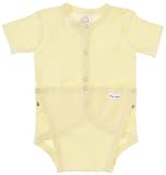 Baby'sOwn 半袖 ラップアップ スムース 無地 60 イエロー インターロック 121005
