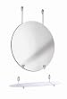 :USE Ollipsis Round Mirror with Free Console, Satin Nickel