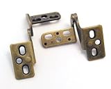 Amerock Knife Hinge Free Swinging 3/8 Inset Right Hand/Left Hand Burnished Brass
