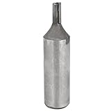 uxcell ストレートルータービット スチール 合金 シルバートーン 木工 シングルフルート