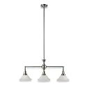 Royce Lighting RP21869PW Essex Three-Light Billiard Pendant Pewter with Opal Etched Globes