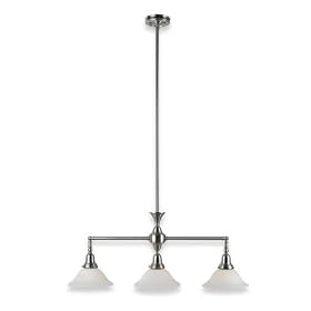 Royce Lighting RP21869PW Essex Three-Light Billiard Pendant Pewter with Opal Etched Globes by Royce Lighting