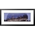 Tourists Standing in the Park, Sbc Plaza, Millennium Park, Chicago, Illinois, USA Framed Art Poster Print by Panoramic Images, 31x15