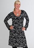 Bara Glad Long Sleeve Dress Black Spiral (Code: 74)