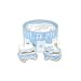 Mud Pie Baby Prince First Tooth and Curl Treasure Box Set