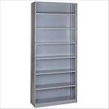 Lyon Workspace Products 6600(BB) Sliding Shelf Shelving - 7 Opening Unit