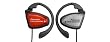Pioneer SE-E33-X2 Changeable Sport Clip Headphones (Silver/Red)