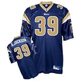 Steven Jackson Reebok NFL Navy Premier St. Louis Rams Jersey - X-Large
