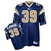 Steven Jackson Reebok NFL Navy Premier St. Louis Rams Jersey - X-Large
