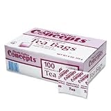 CLASSIC COFFEE CONCEPTS S & D Tea Bags, Regular, 100/Box