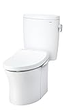 【取替交換付き(北海道)】 TOTO トイレ セット品:便器+ウォシュレットKM (TCF8AM66)  マンション向け ホワイト 【Amazon.co.jp限定】 EXKM00007(THK)