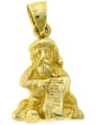 Dazzlers Solid 14k Gold 3D Santa Clause Charm Pendant Available in three colors from jewelsberry (weights: 3.7 grams only)