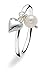 SPINNING Jewelry Damenring 925 Sterling Silber *MIX HEART* Pearl
