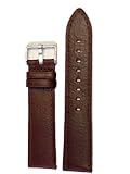 Watch Strap Genuine Oil Treated Leather Brown 18 millimeters