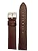 Watch Strap Genuine Oil Treated Leather Brown 20 millimeters
