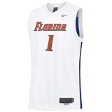 Nike Florida Gators #1 White Replica Basketball Jersey