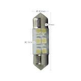 6連★高輝度LEDルームランプホワイト4個T10X31mm SMD as162-4