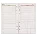 Daily Planner Refill Pages, 6HP, Jan-Dec, 3-3/4x6-3/4