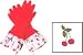 Gloveables Gloves -Red Cherries