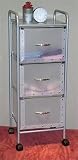 Portable Steel Chest Organizer (White) (41.5H x 15.75W x 15.35D)