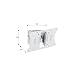 Support mural pour ecran LCD 10-30 VESA 50/75/100/200