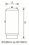 Amtrol ST-20V-C THERM-X-TROL ASME Expansion Tank, 8 Gallon (142-149)