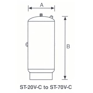 Amtrol St-42v-c Therm-x-trol Asme Expansion Tank