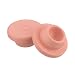 Wheaton 224100-171 Rubber 20mm Straight Plug Style Stopper, Natural Pink Rubber/48 (Case of 1000)