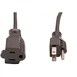 Search : GE 50369 Extension Cord, Indoor/Outdoor Workshop, 3 Wire, 15 Foot, Black