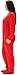 SleepytimePjs Women's Red Fleece Footed Pajamas for Family- Sml