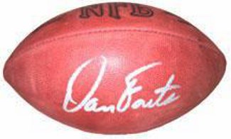 Dan Fouts signed Official NFL Rozelle Football