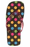 Irie Day Black Thong Sandals by Jamaican Style® - Plus Size Swimwear Plus Size Swimsuit