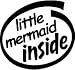 Little Mermaid Inside Vinyl Graphic Sticker Decal