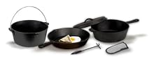 Stansport Cast Iron 6 Piece Cookware Set